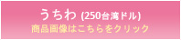 うちわ (250台湾ドル)